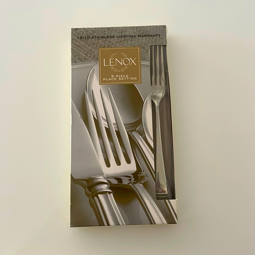 Lenox Federal Platinum 5-Piece Flatware Set